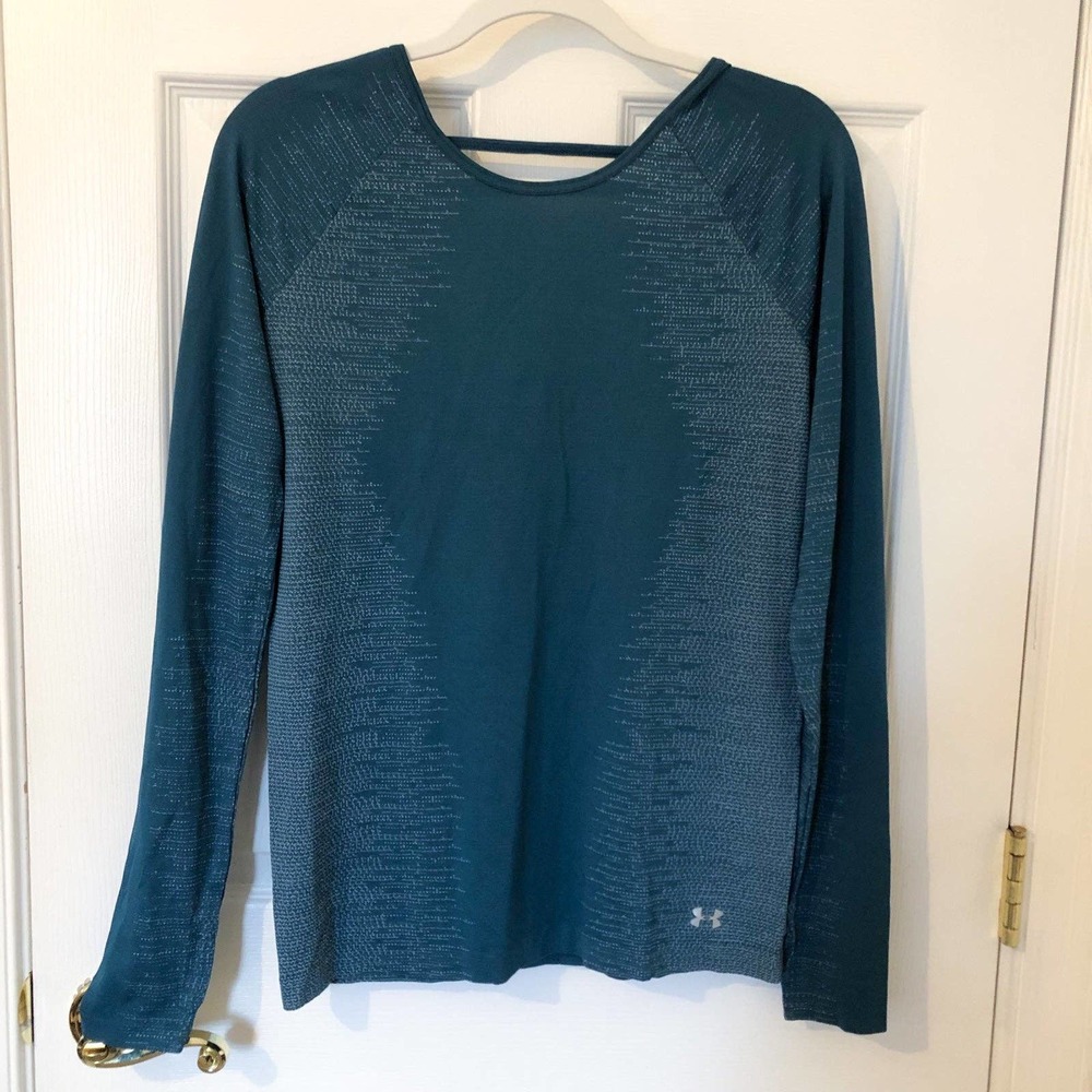 Under Armour Teal Athletic Long Sleeve Small